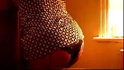 Phat ass fishnet geordie slut shaking ass